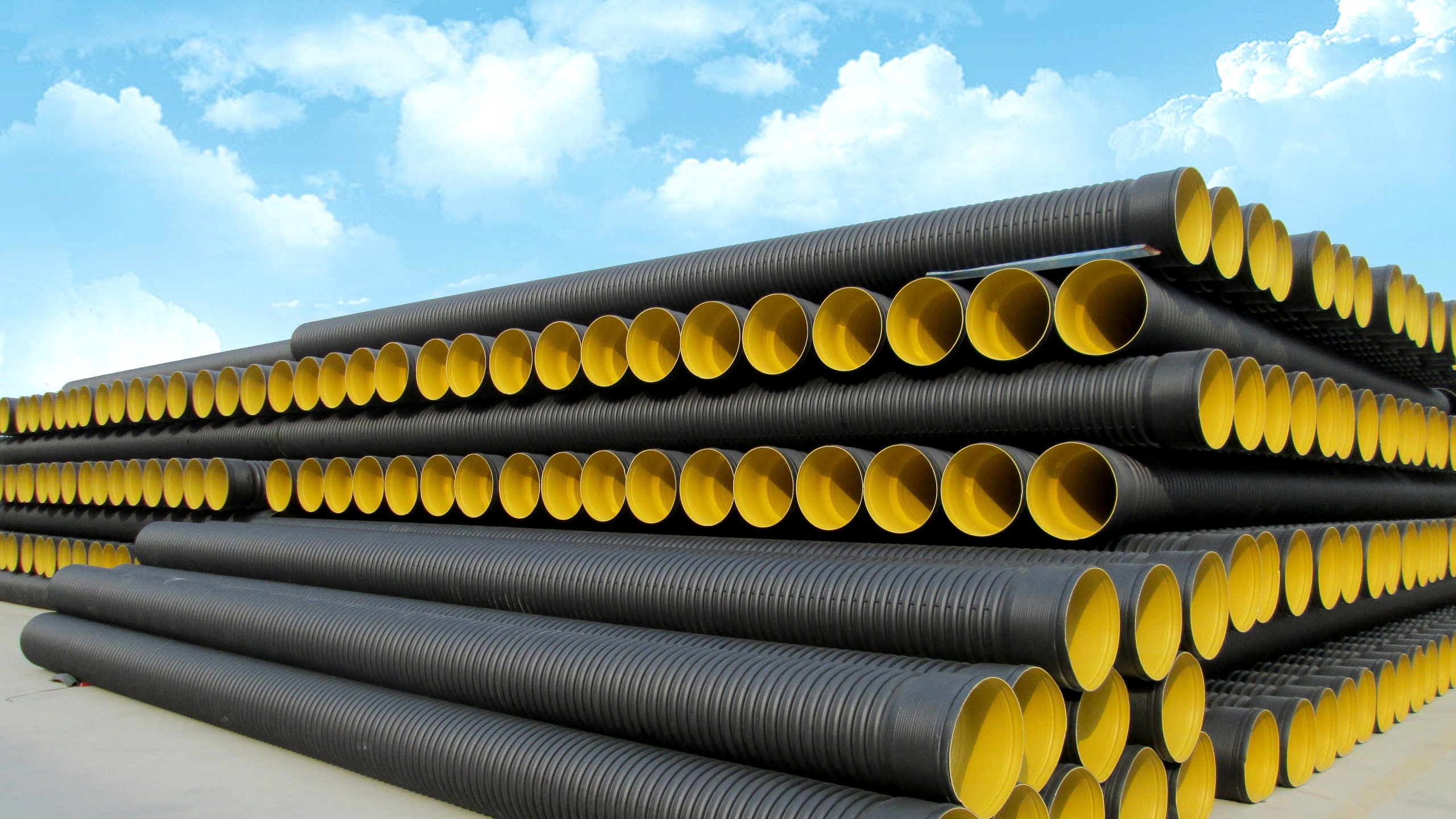  HDPE double-wall corrugated pipe 